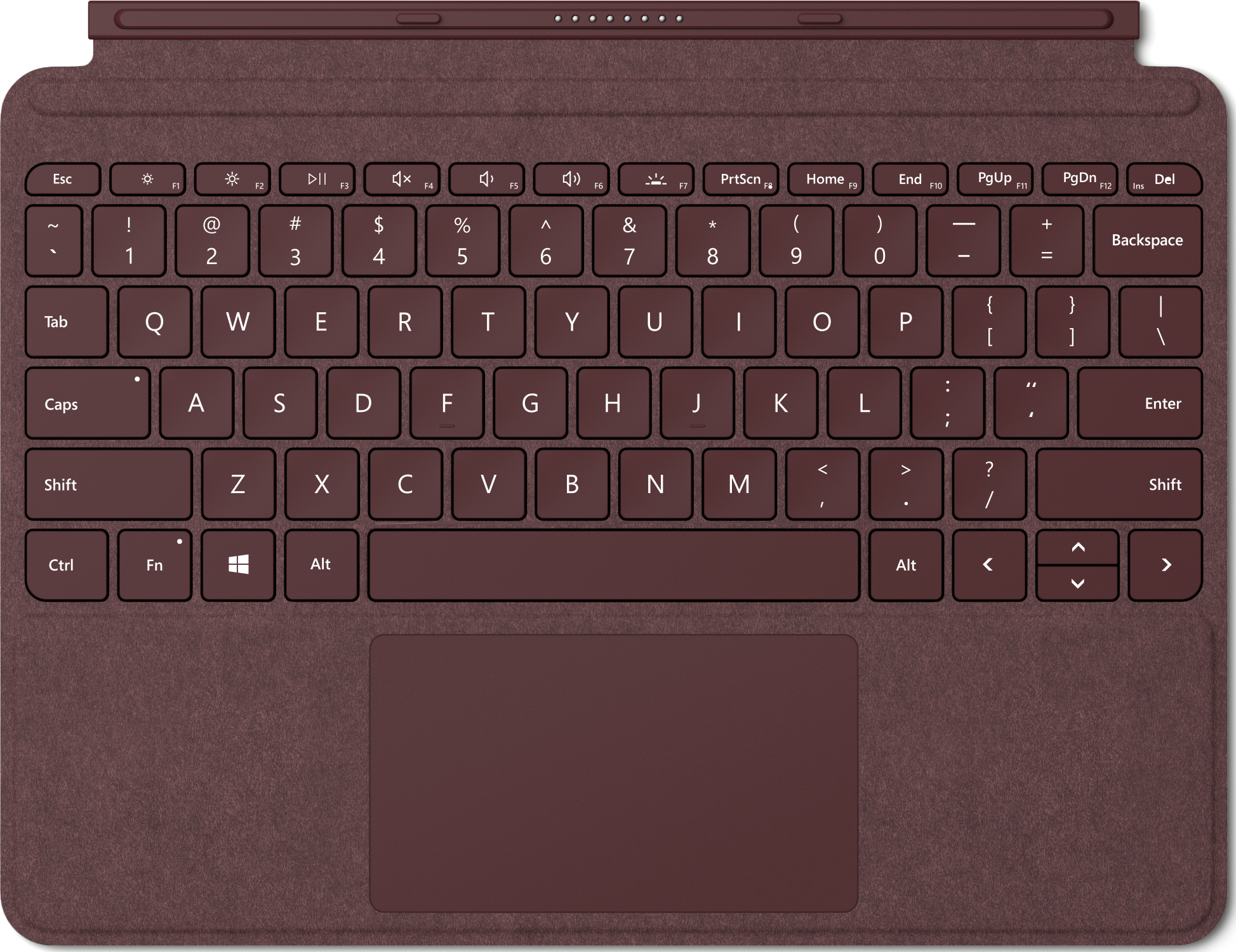 Type Cover Surface Go bordeaux rot Tablet-Tastatur