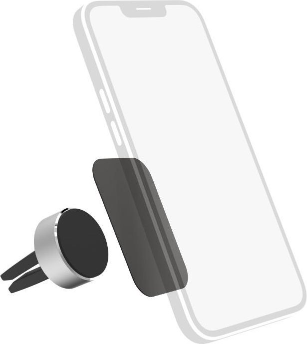 Auto-Handyhalterung "Magnet Alu" für Lüftung, 360 Grad drehbar, universal (00201516)