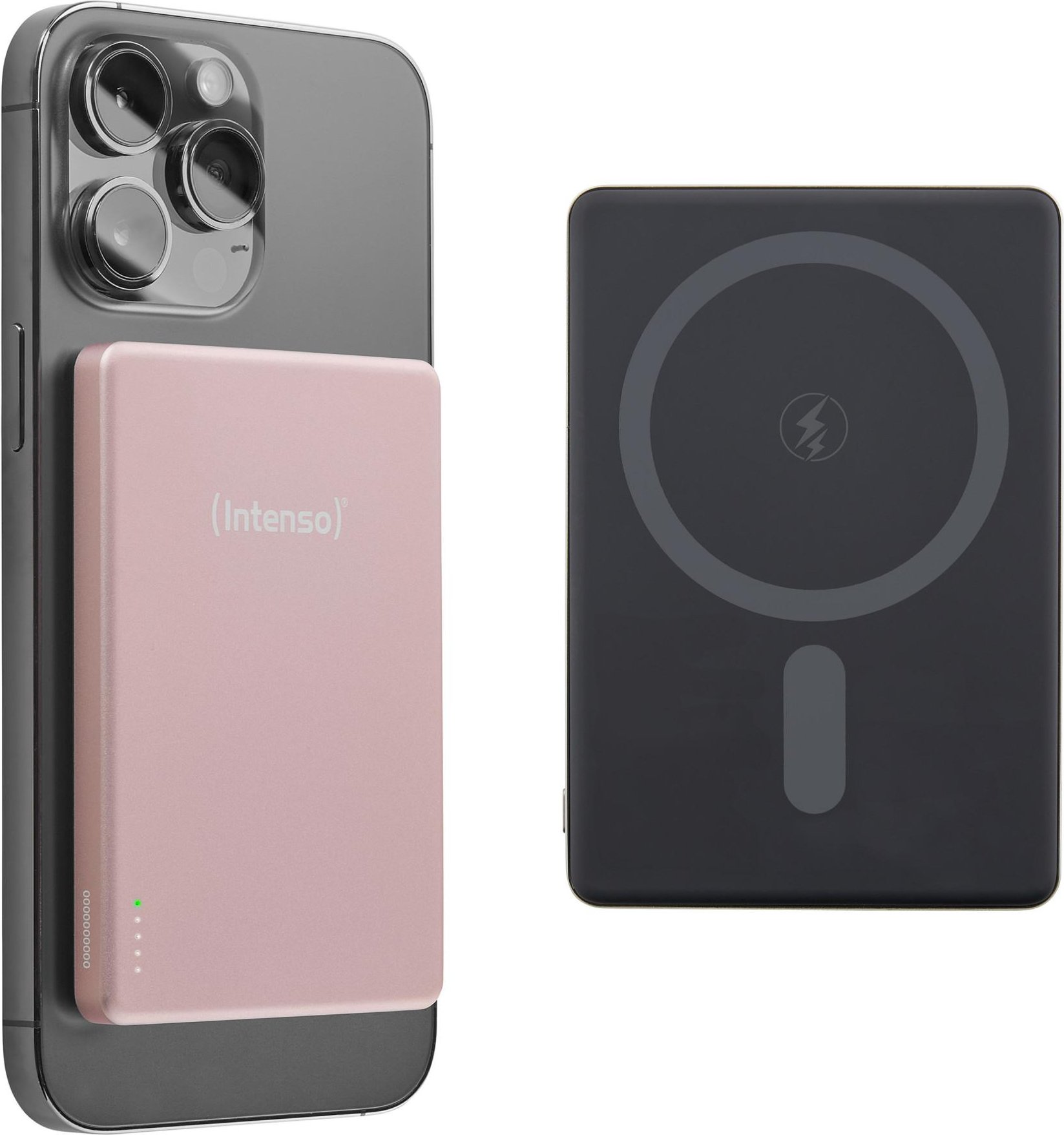 Intenso Magnetic Wireless Powerbank MW5000, 5000 mAh, Rosé