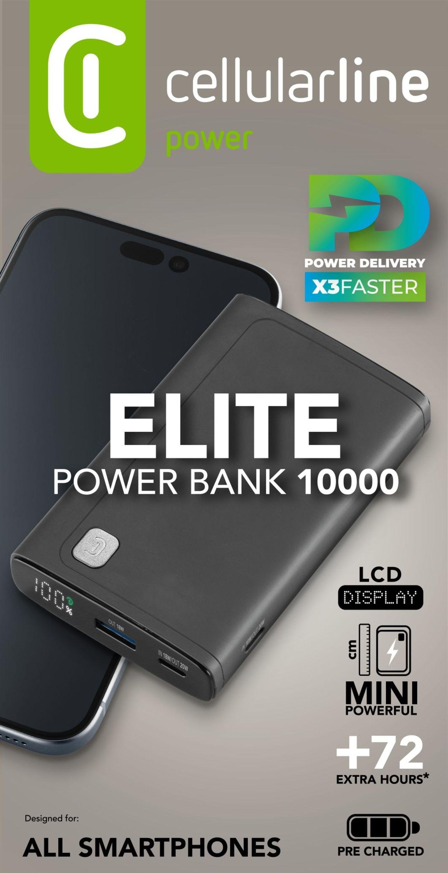 Power Bank Elite 10000 PD Black (60983)