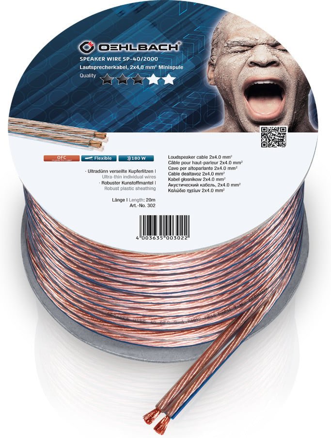 Lautsprecherkabel Speaker Wire SP-40 2000 20 m