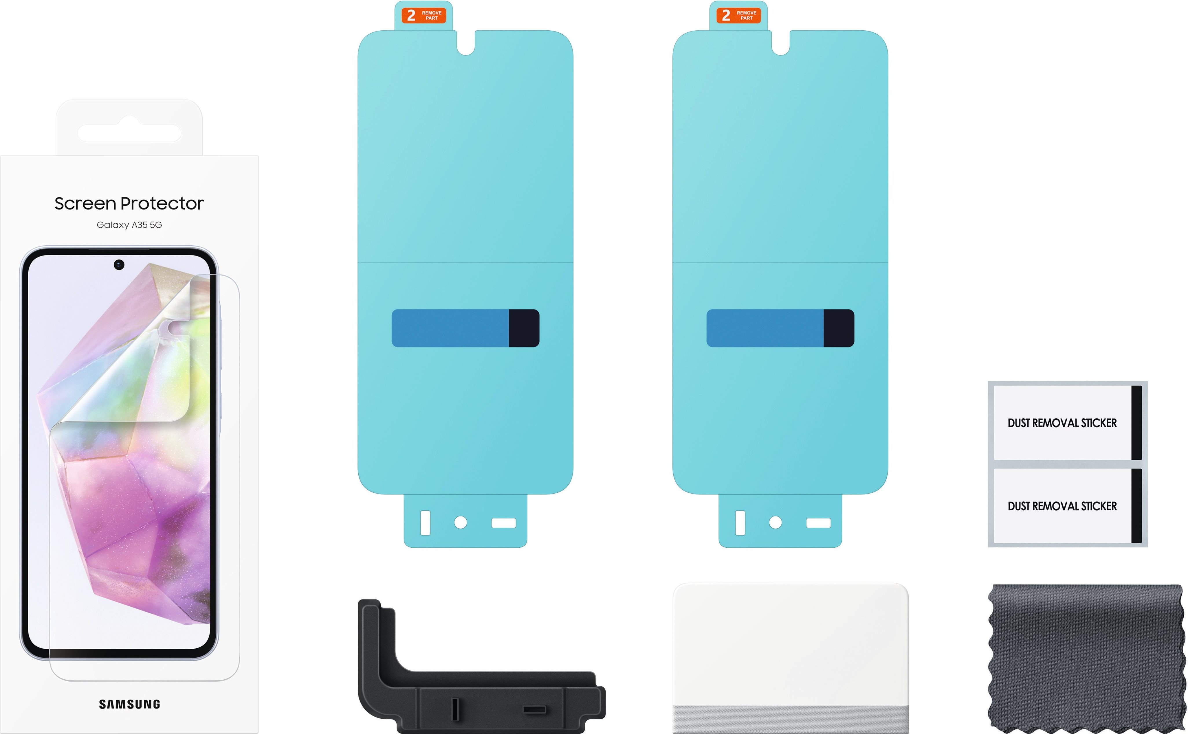 EF-UA356 für Galaxy A35 Screen Protector Transparent Schutzfolie