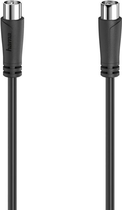 Antennen-Kabel, Koax-Stecker - Koax-Kupplung, 1,5 m, 90 dB, Schwarz (00205052)