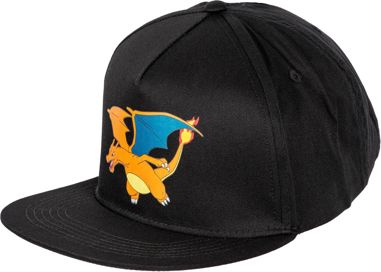 Pokémon Glurak schwarz Kappe