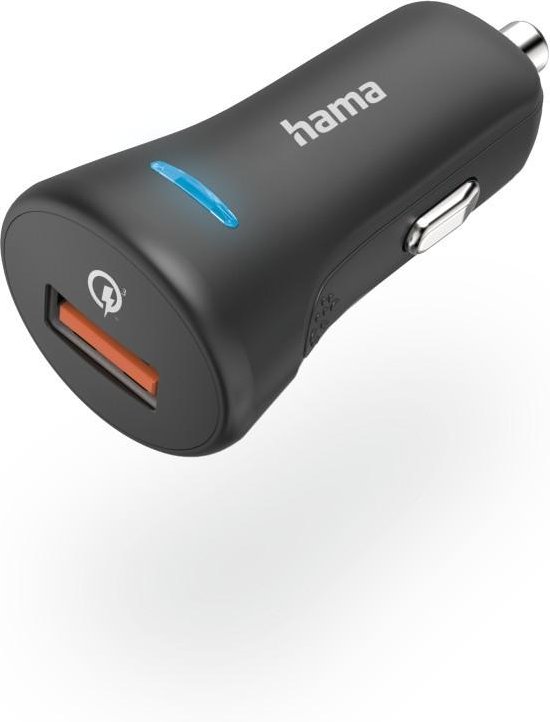 Auto-Schnellladegerät, USB-A, 19,5 W, Schwarz (00201633)