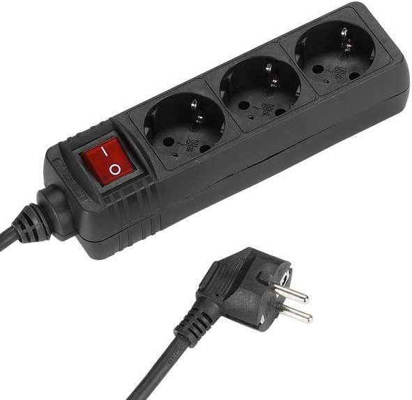 3-fach Steckdosenleiste mit Schalter (28257)