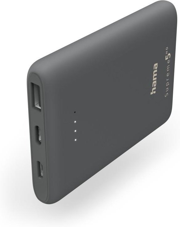 Power Pack "Supreme 5HD" 5000mAh, Ausgang: USB-C, Grau (00201671)