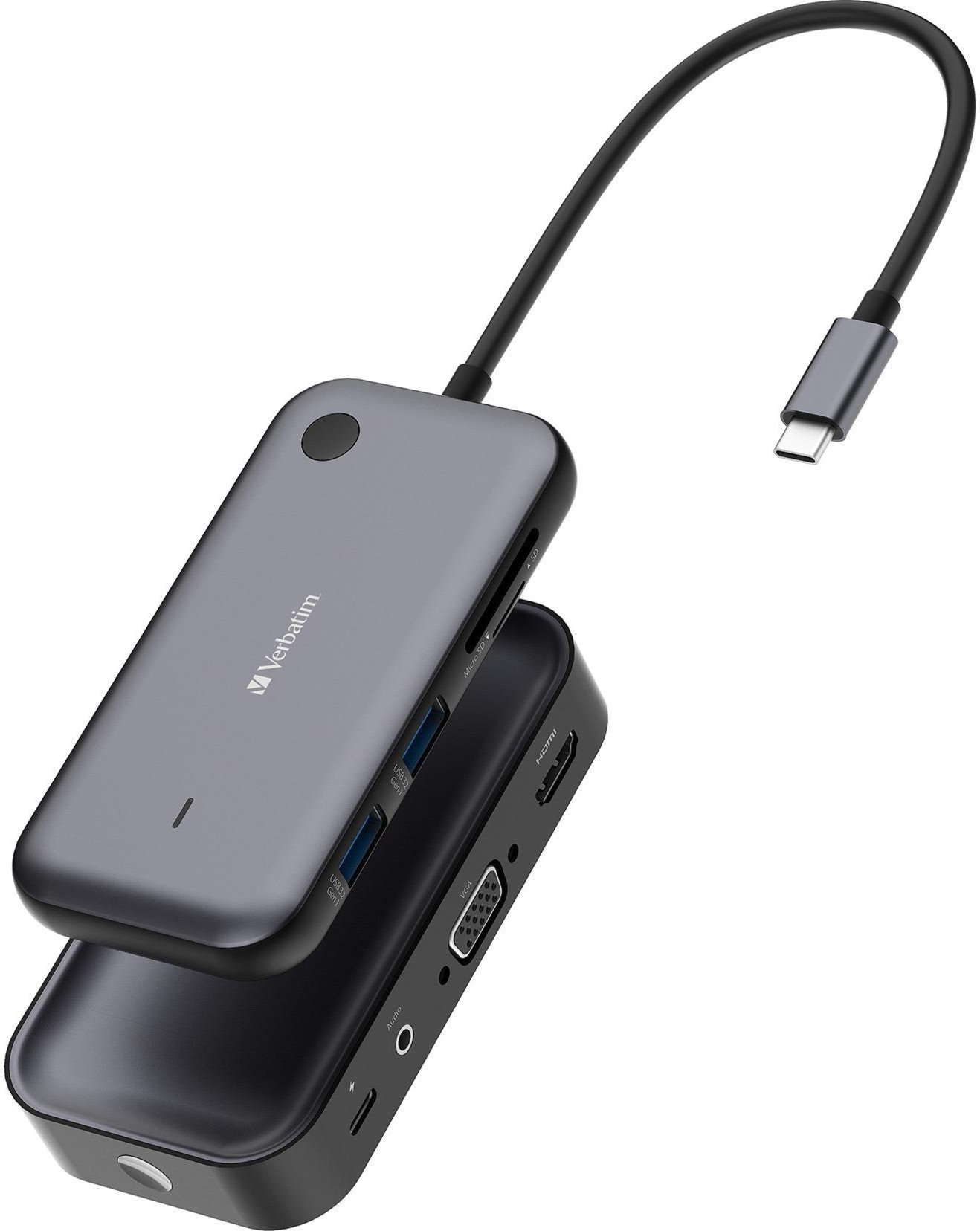 Thumbnail - Share My Screen 1080p Drahtloser USB-C-Monitor-Adapter mit Hub WDA-01