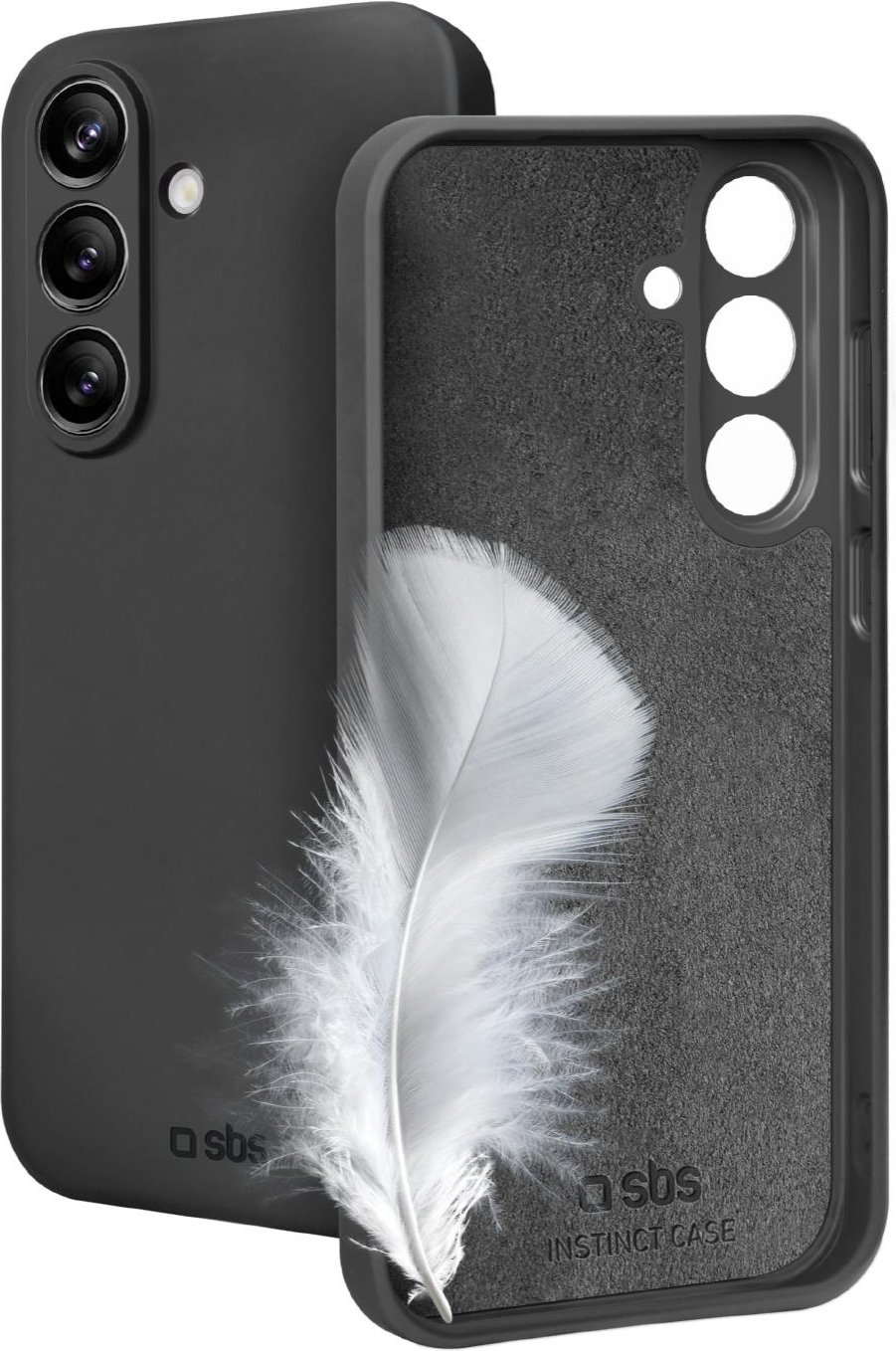 Instinct Hülle für Samsung Galaxy S25 FE, Schwarz