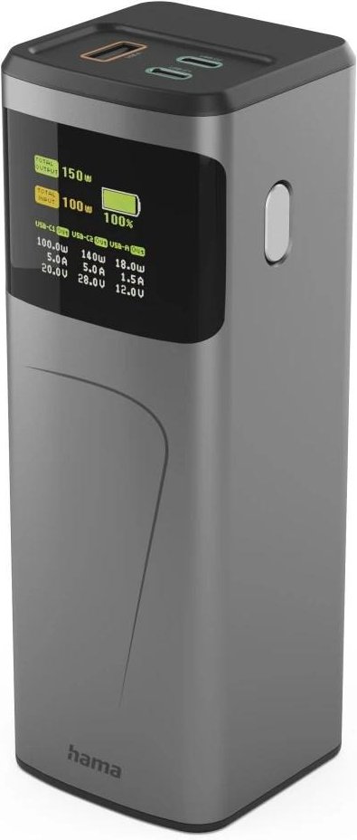 Power Pack "High Power", 150 W, 24000mAh, 2x USB-C, USB-A, Schnellladen (00201742)