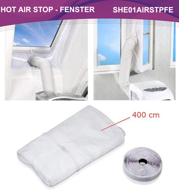 SHE01AIRSTPFE Hot Air Stop - Fenster