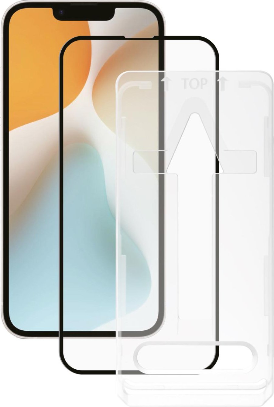 Full Screen Displayschutzglas für iPhone SE 4 (2025), Easy Applikator Installation (64492) Schutzglas