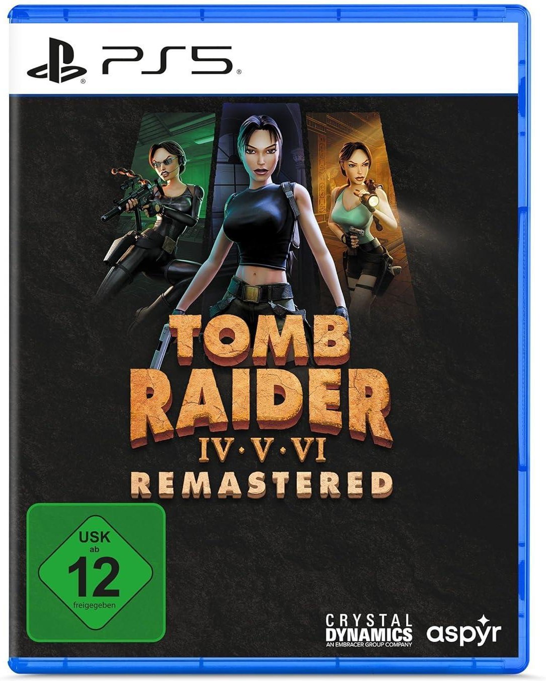 Tomb Raider 4-6 Remastered PS5-Spiel