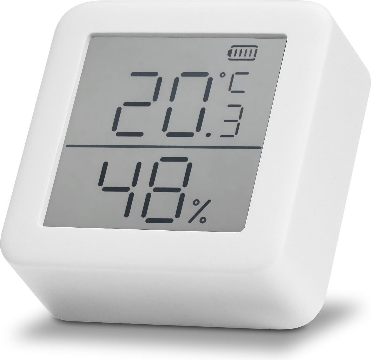 Smart Thermometer, Thermo-Hygrometer, Innen, Weiß
