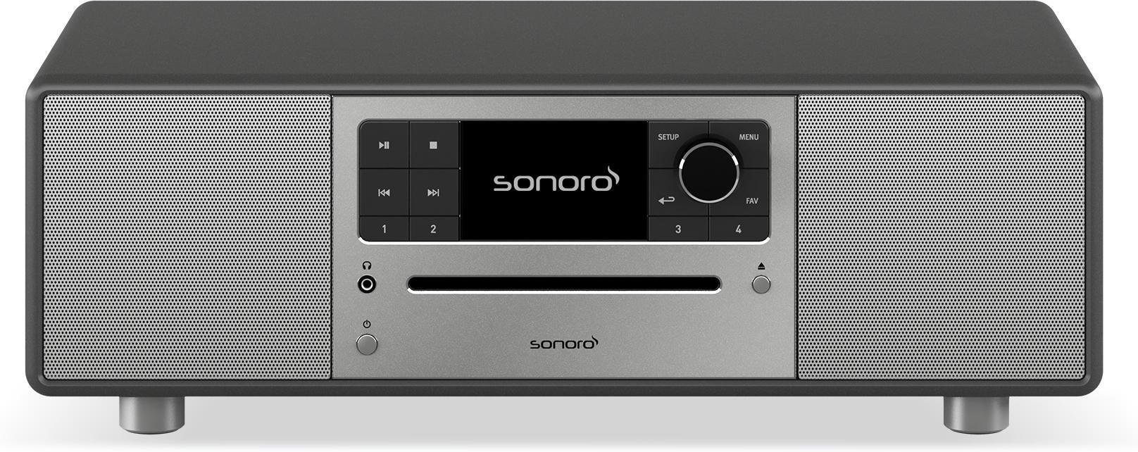 PRESTIGE Graphit, Silber Kompaktanlage