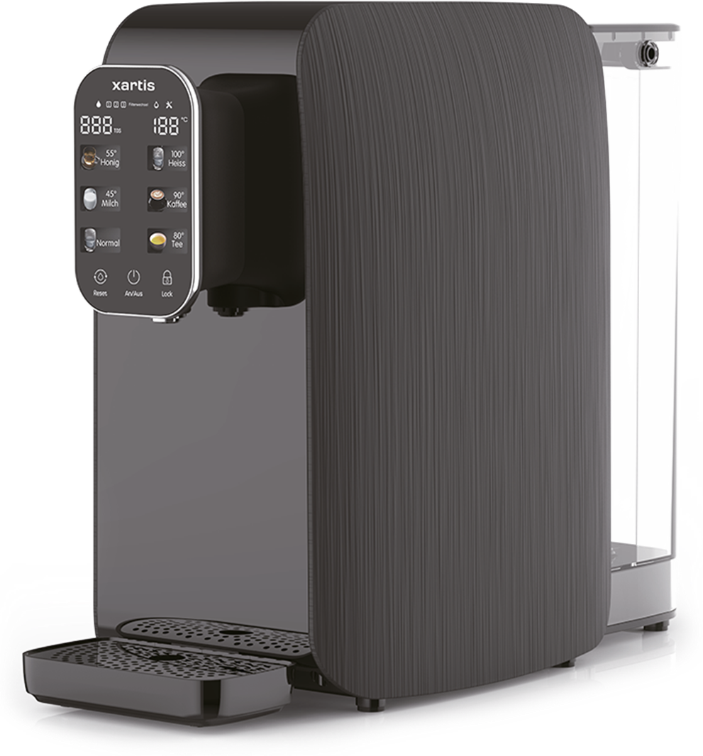 Auftisch Osmoseanlage mit integriertem Durchlauferhitzer (XO-AO 9010)