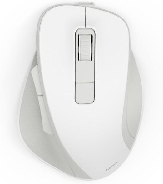 Thumbnail - Funkmaus WM-500, ergonomisch, 6 Tasten, ohne Klickgeräusch, Akku, Weiß (00173082)