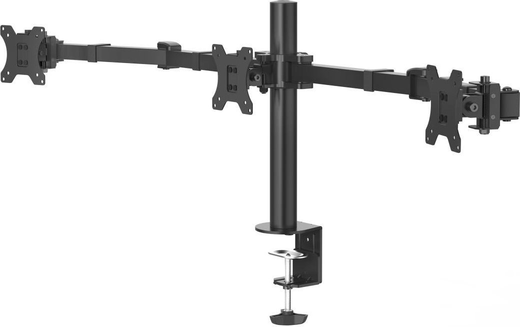 Monitorhalterung, 3 Monitore, höhenverstellbar, schwenk-/neigbar, 13“ - 27" (00118495)