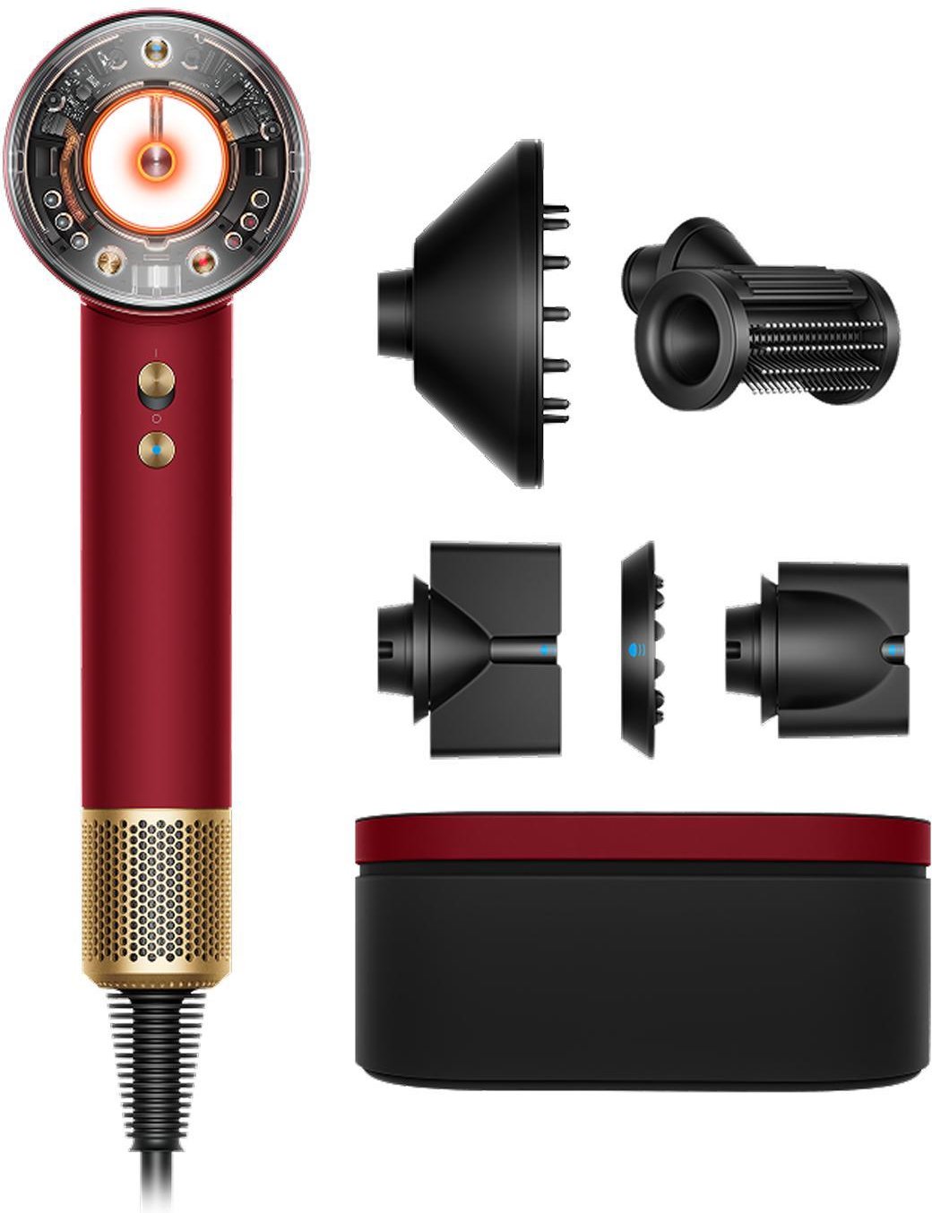 Thumbnail - Supersonic Nural 493117-01 Samtrot/Gold Haartrockner