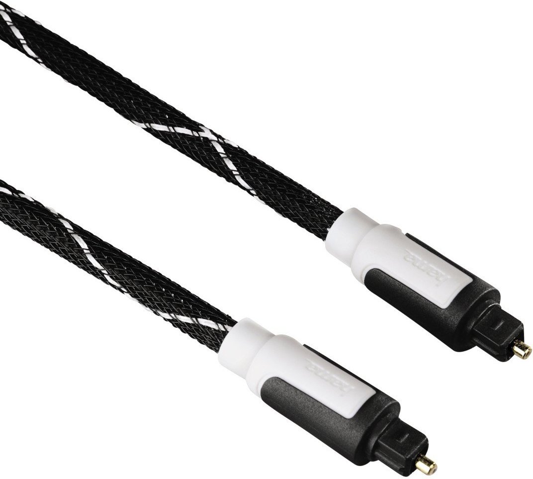 Audio-Lichtleiter-Kabel, ODT-Stecker (Toslink), Gewebe, 1,5 m (00030130)
