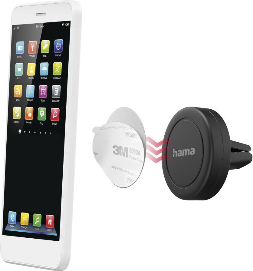 Auto-Handyhalterung "Magnet" für Lüftung, 360 Grad drehbar, universal (00201517)