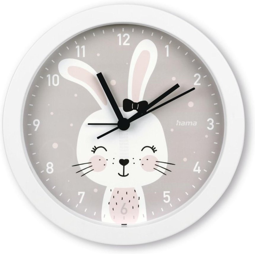 Kinderuhr "Maui", ohne Ticken, Tischuhr mit Weckfunktion, Ø 16 cm (00222201)