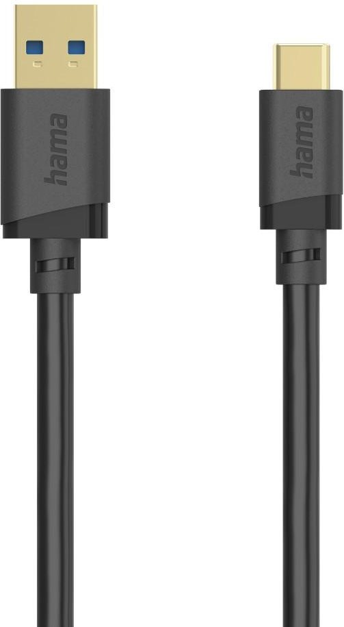 USB-Kabel, USB-A-Stecker - USB-C-Stecker, USB 3.2 Gen1, 5 Gbit/s, 0,75 m (00202005)