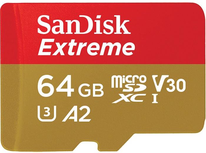 Extreme microSDXC 64GB inkl. Adapter (183534)