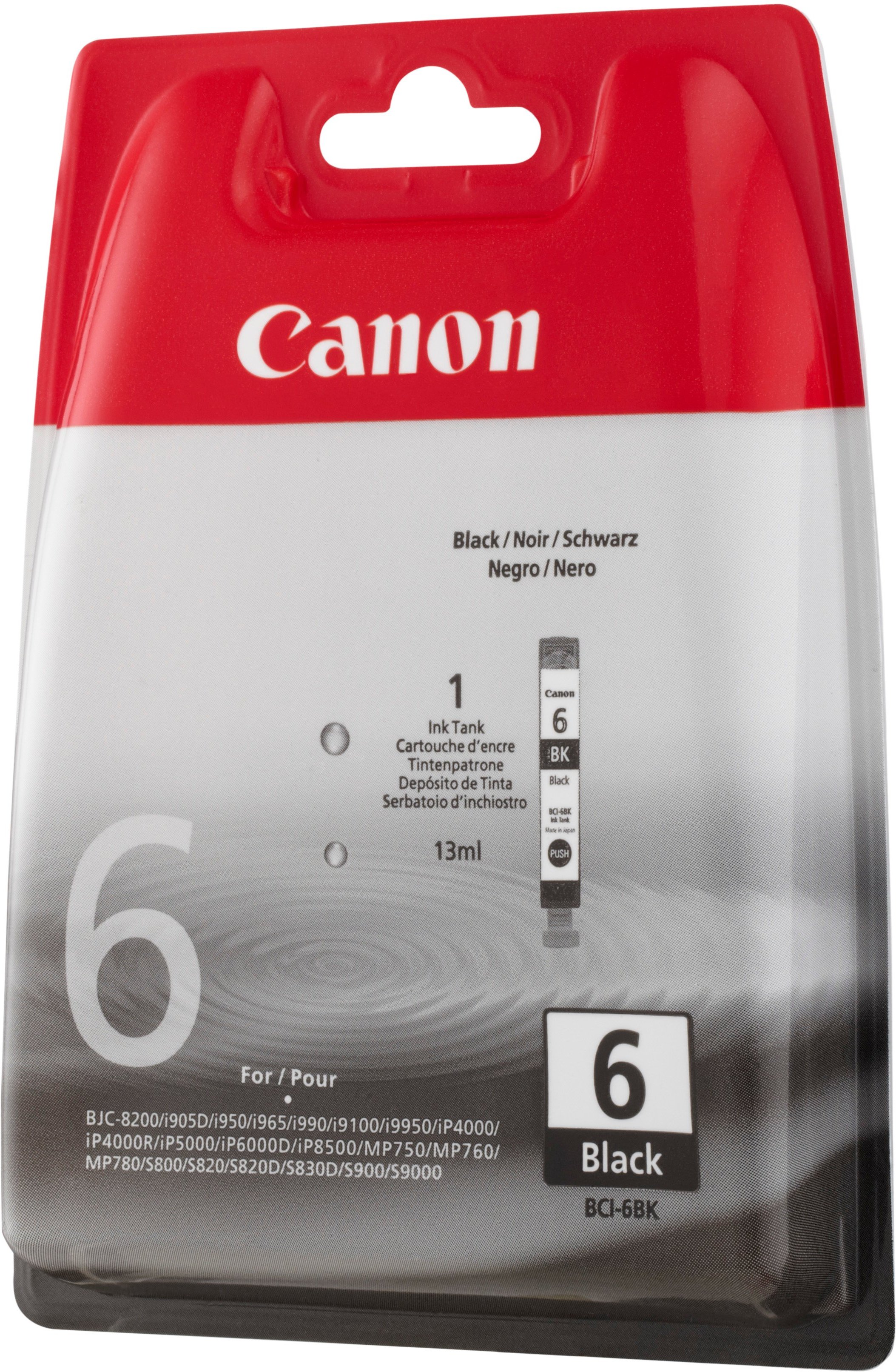 BCI-6BK schwarz Druckerpatrone