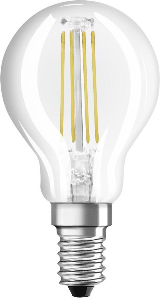 LED-Filament, E14, 470lm ersetzt 40W, Tropfenlampe, Warmweiß, 2 Stück (00112615)