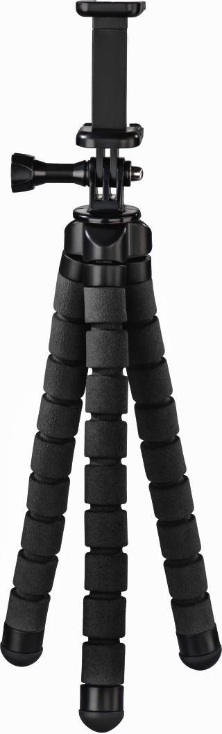 Stativ "Flex" für Smartphone und GoPro, 26 cm, Schwarz (00004613)