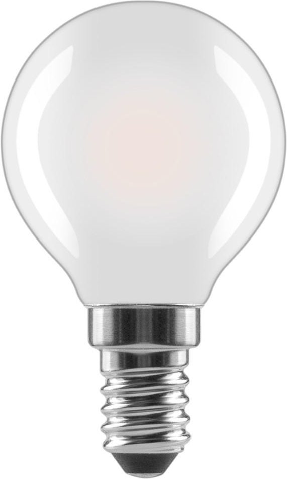 LED-Filament, E14, 470lm ersetzt 40W, Tropfenl., Warmweiß, Matt, RA90, dimm (00112852)