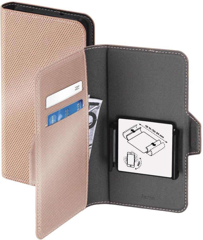 Booklet "Smart Move - Metallic", Gr. XL, Geräte bis 7,1 x 14,4 cm, Rosegold (00196772) Handyhülle