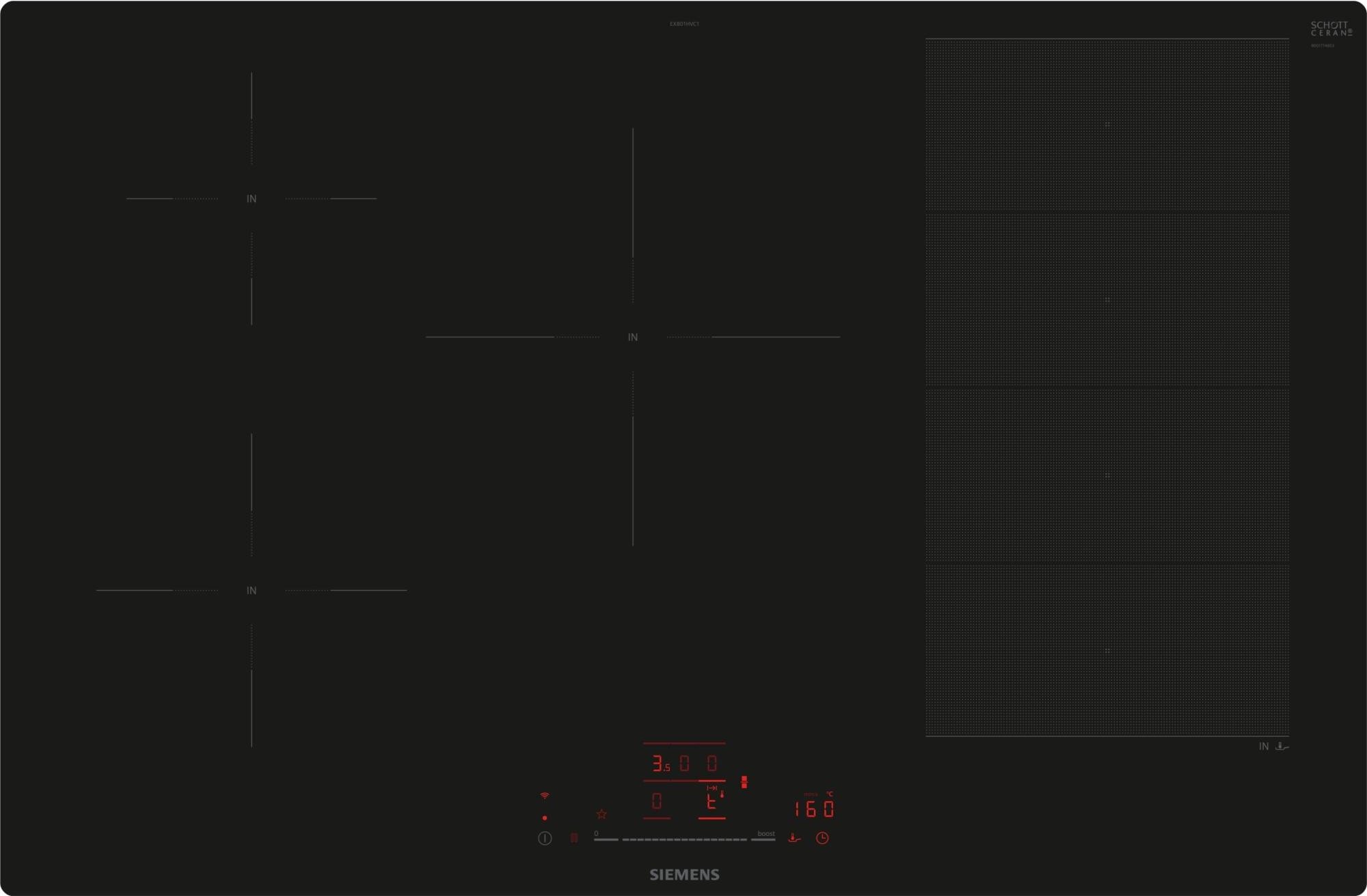 EX801HVC1E iQ700 Induktionskochfeld (autark)