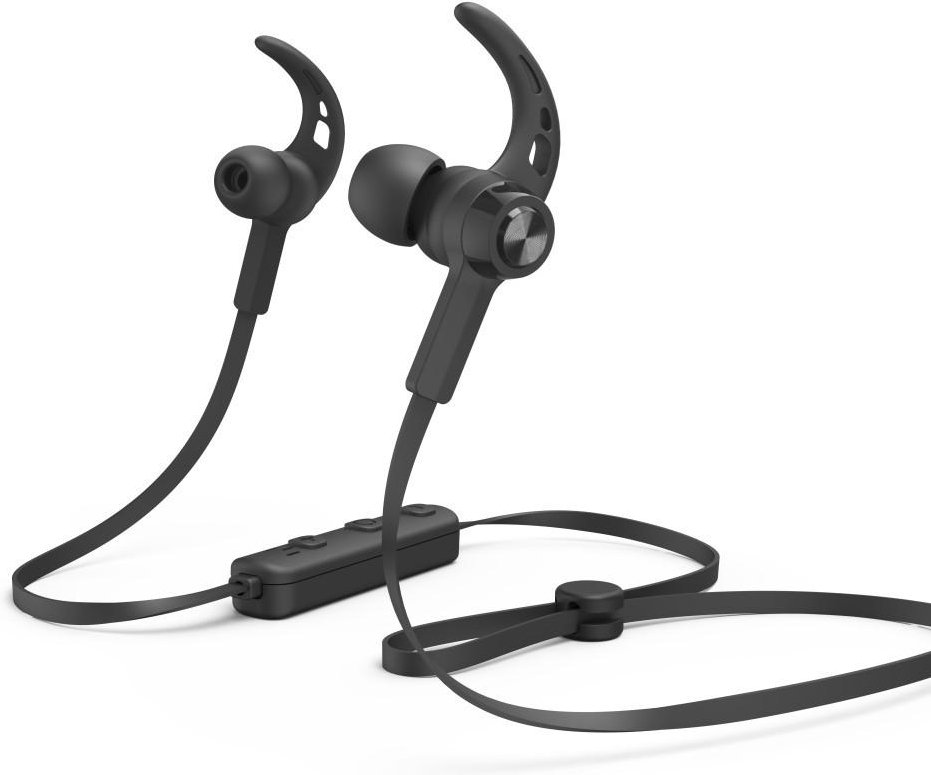Bluetooth®-Kopfhörer "Freedom Run III", In-Ear, Mikrofon, Ear-Hook, Schwarz (00221777) In-Ear Kopfhörer