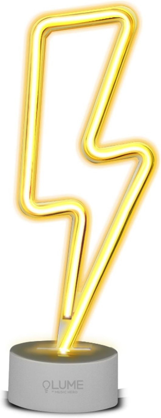 LED-Leuchtschild "Electric Bolt Power" mit Neon-Effekt für den Innenbereich