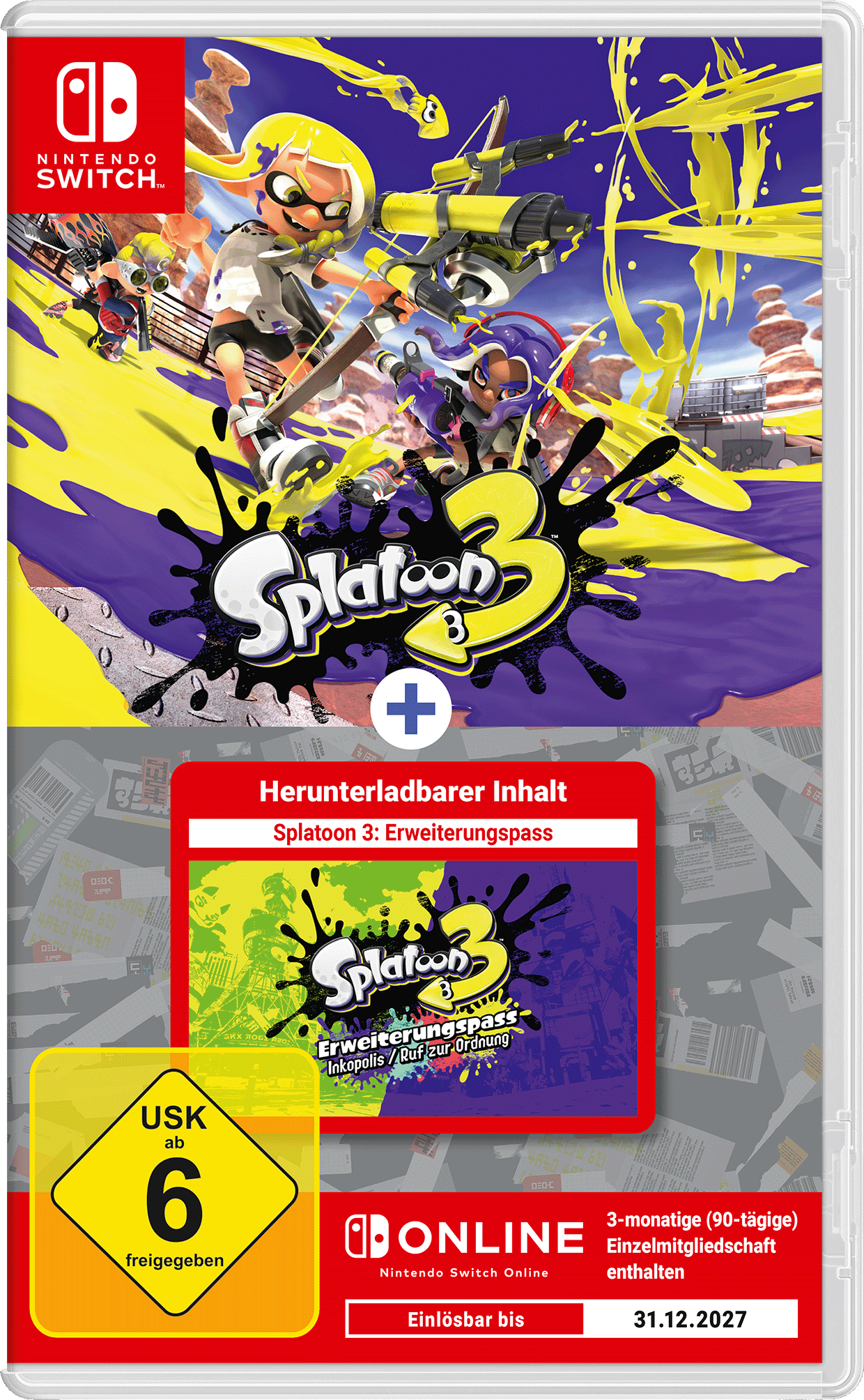 Splatoon 3 + Erweiterungspass - Set Nintendo Switch-Spiel