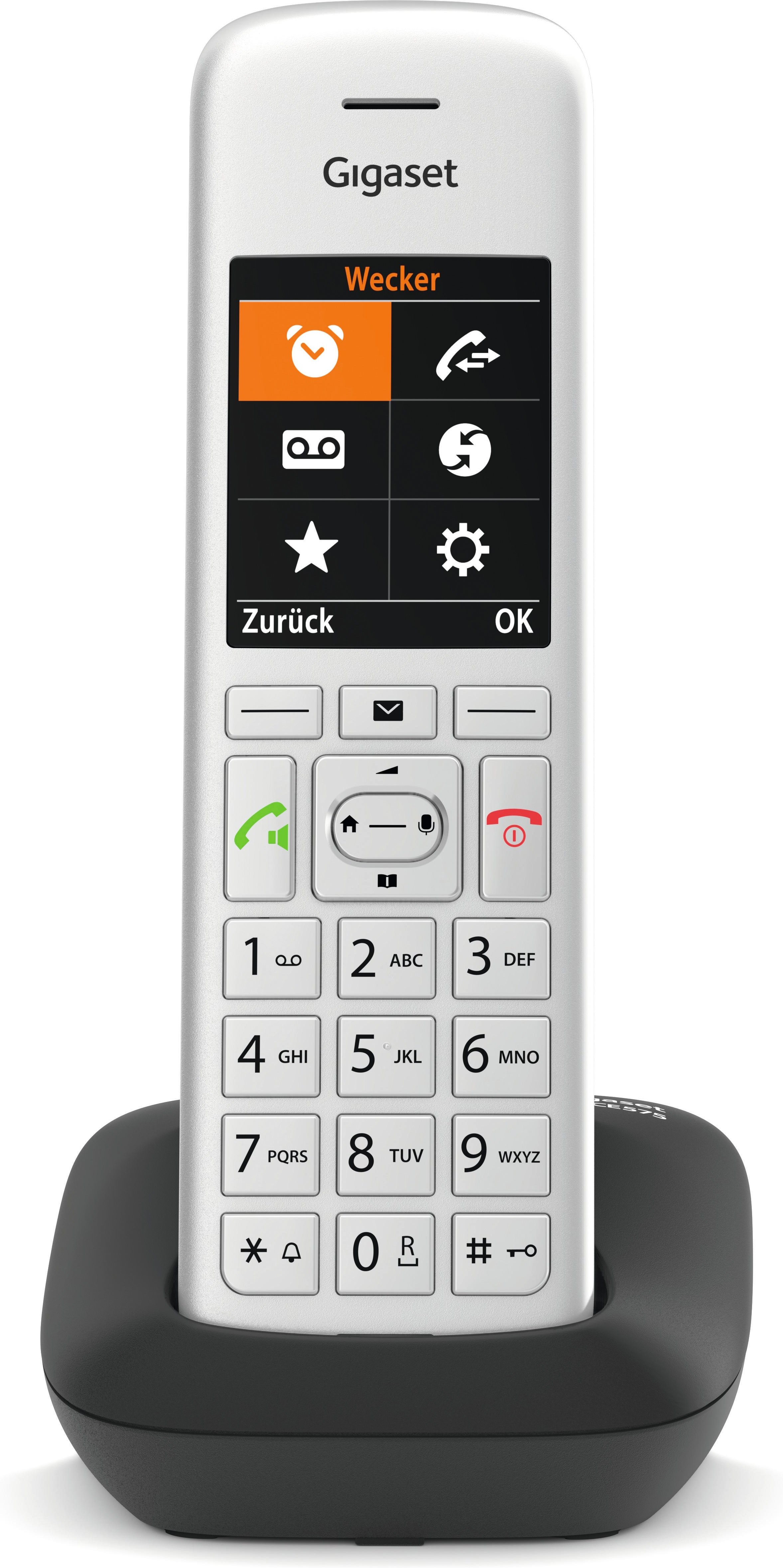 CE575 silber Schnurloses Telefon