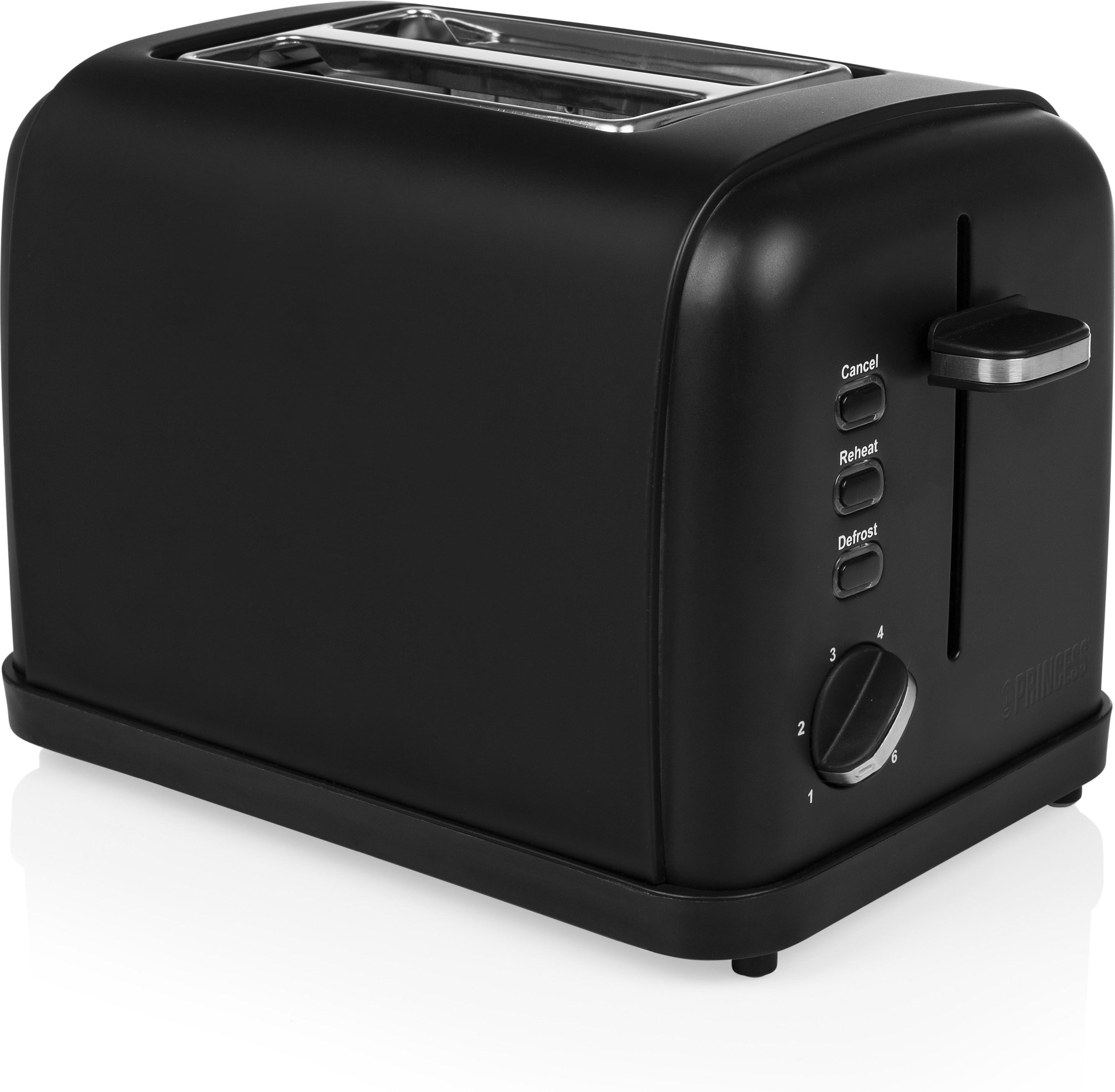 142396 Schwarzer Stahl Toaster