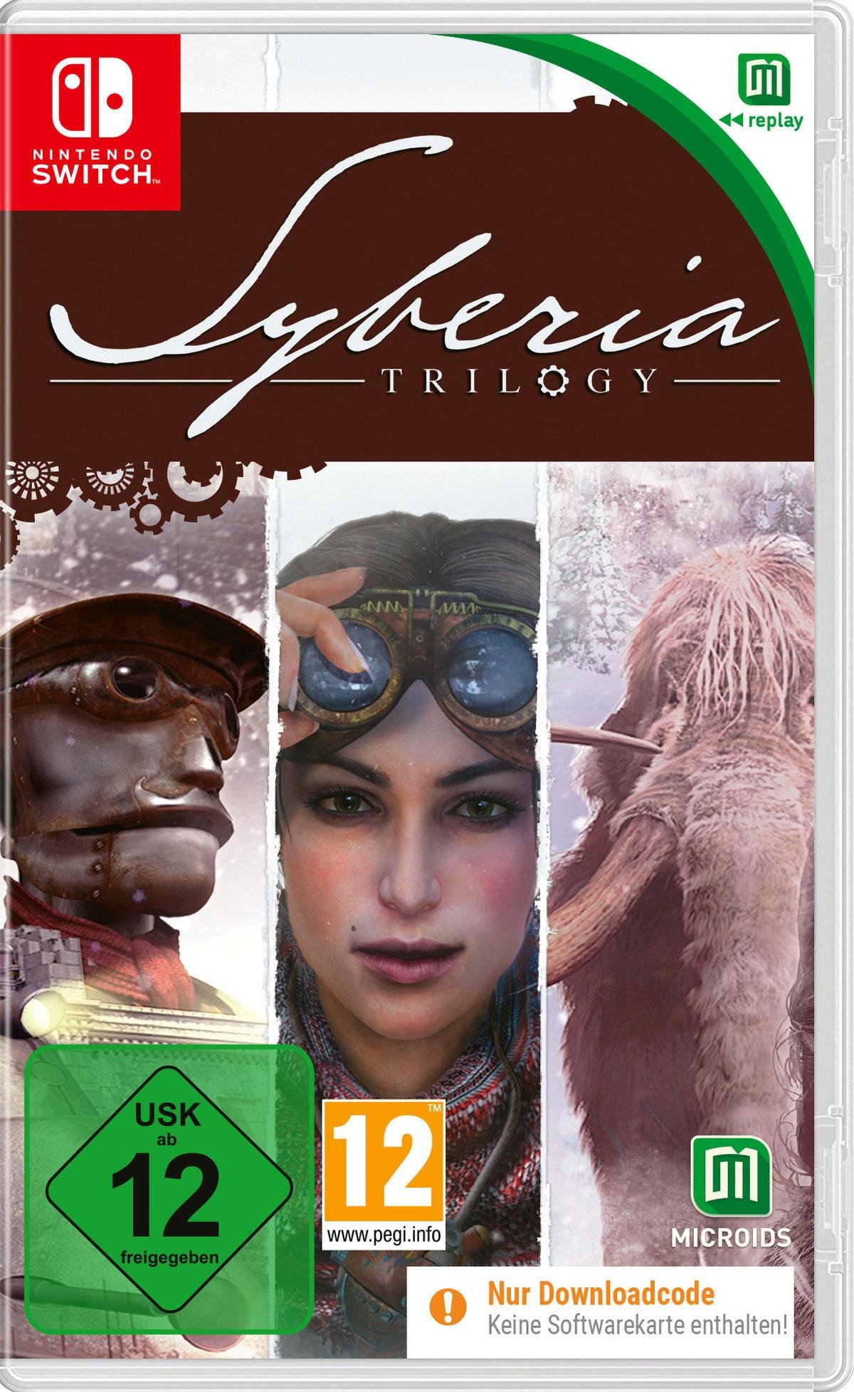Syberia Trilogy - Definitive Edition (Code-in-a-Box) Nintendo Switch-Spiel
