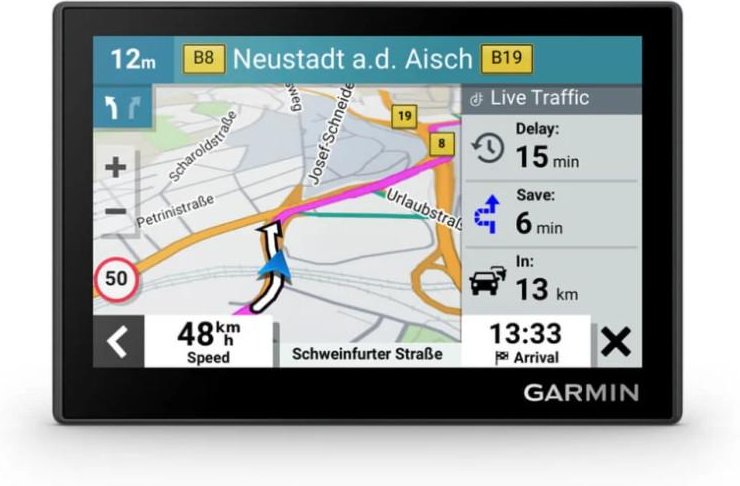 Drive 53, Live Traffic via Smartphone App Navigationsgerät