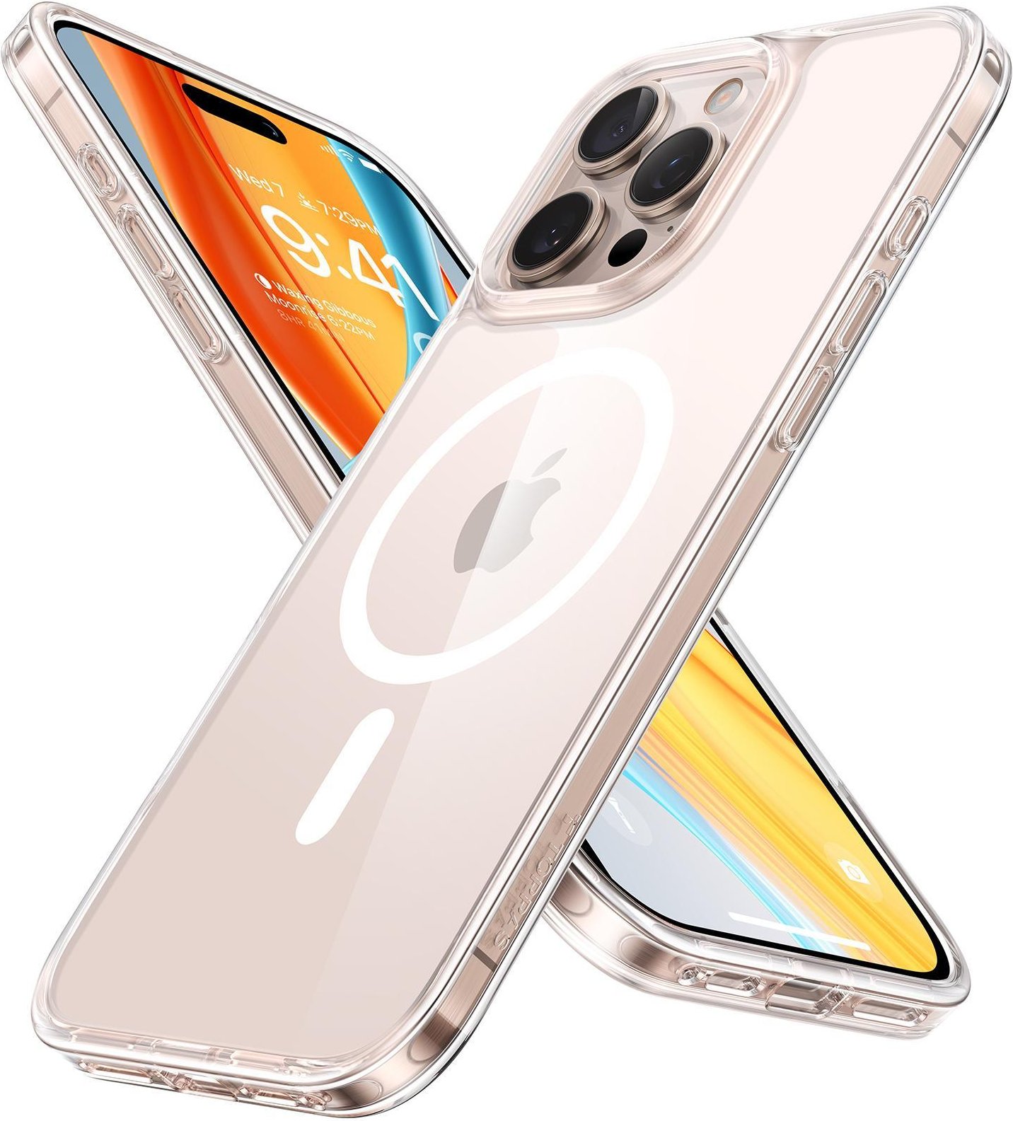 Diamond-Mag Series für iPhone 16 Pro Clear Handyhülle