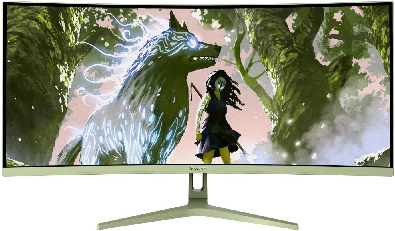 Nova, Waldgrün, 34 Zoll, Curved, WQHD, VA, 165 Hz, 1 ms