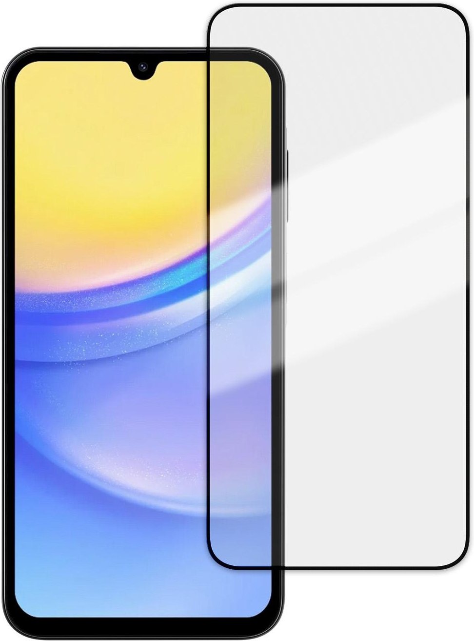 Full Screen Displayschutzglas für Galaxy A15 5G (64060)