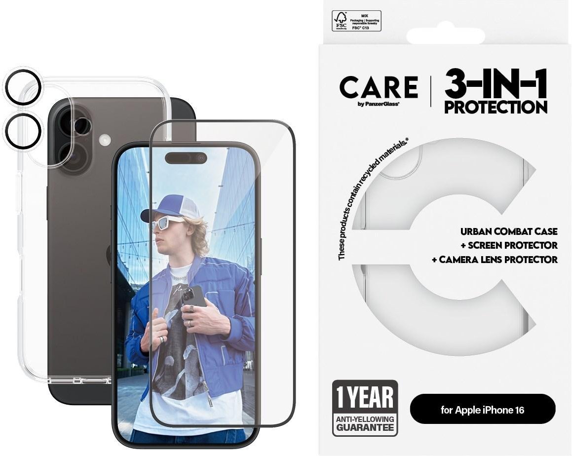 | CARE by Flagship 3-in-1 Set für iPhone 16