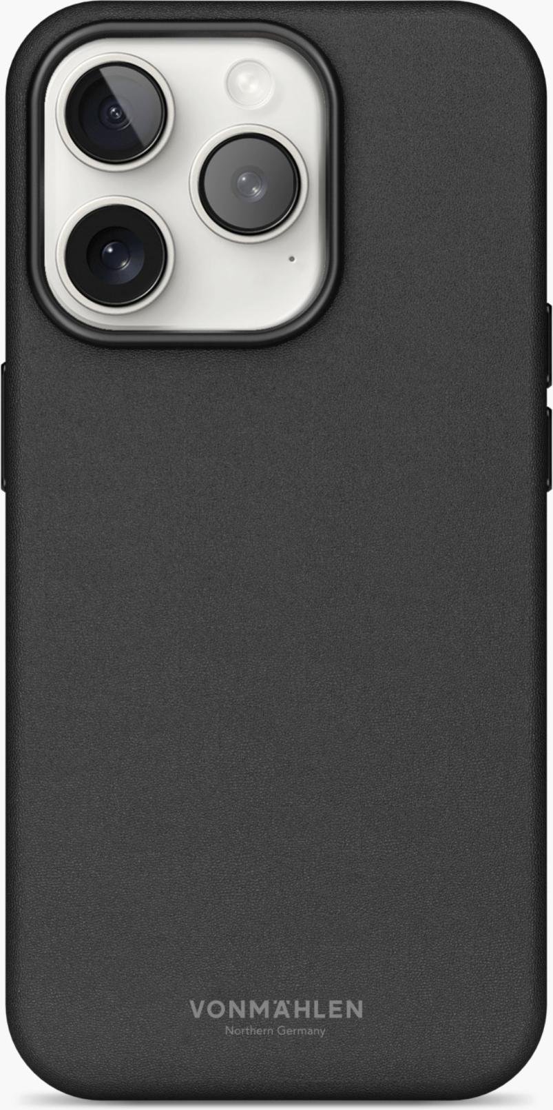 Like Leather Case - Schutzhülle, MagSafe kompatibel iPhone 16 Pro, Black Handyhülle