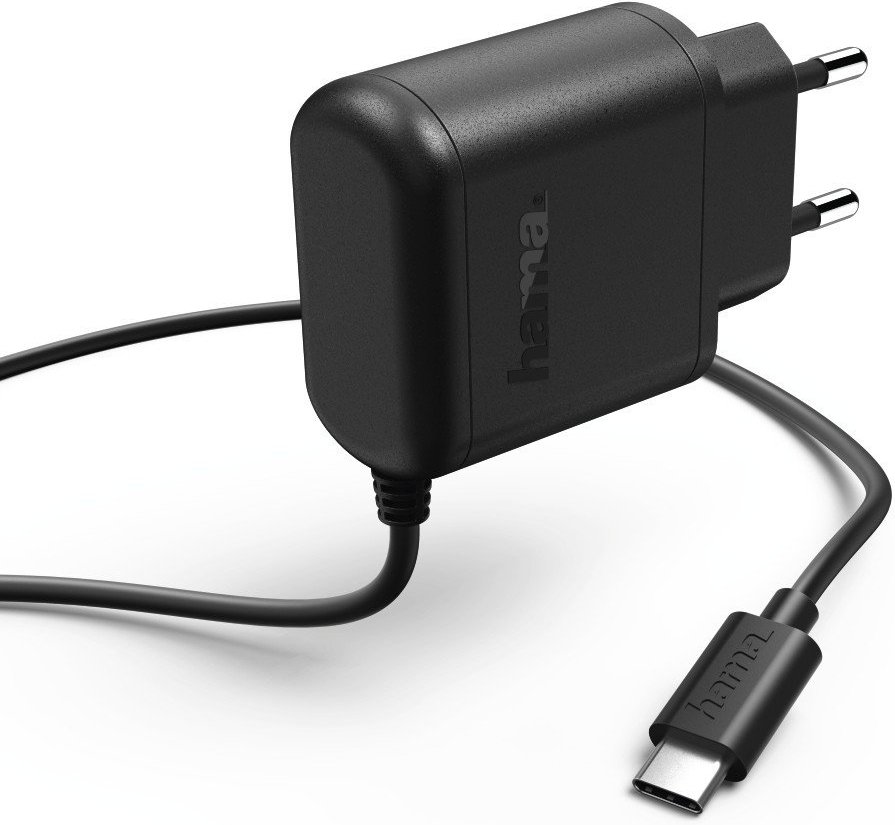 Ladegerät, USB Type-C, 3 A, schwarz (00173617)