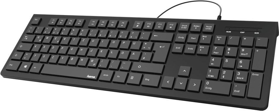 Basic-Tastatur "KC-200", Schwarz, QWERTZ (00182681)