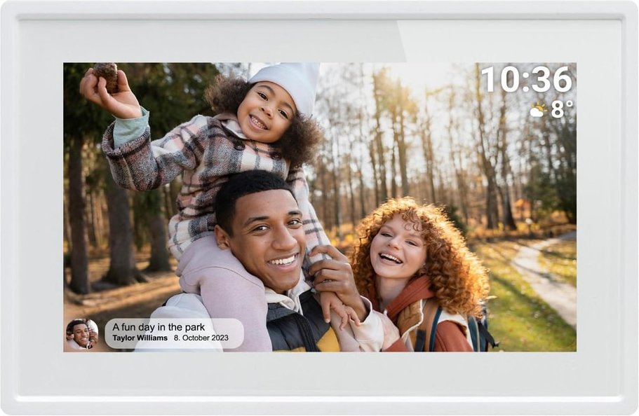 PFF-725B weiß Digitaler Bilderrahmen