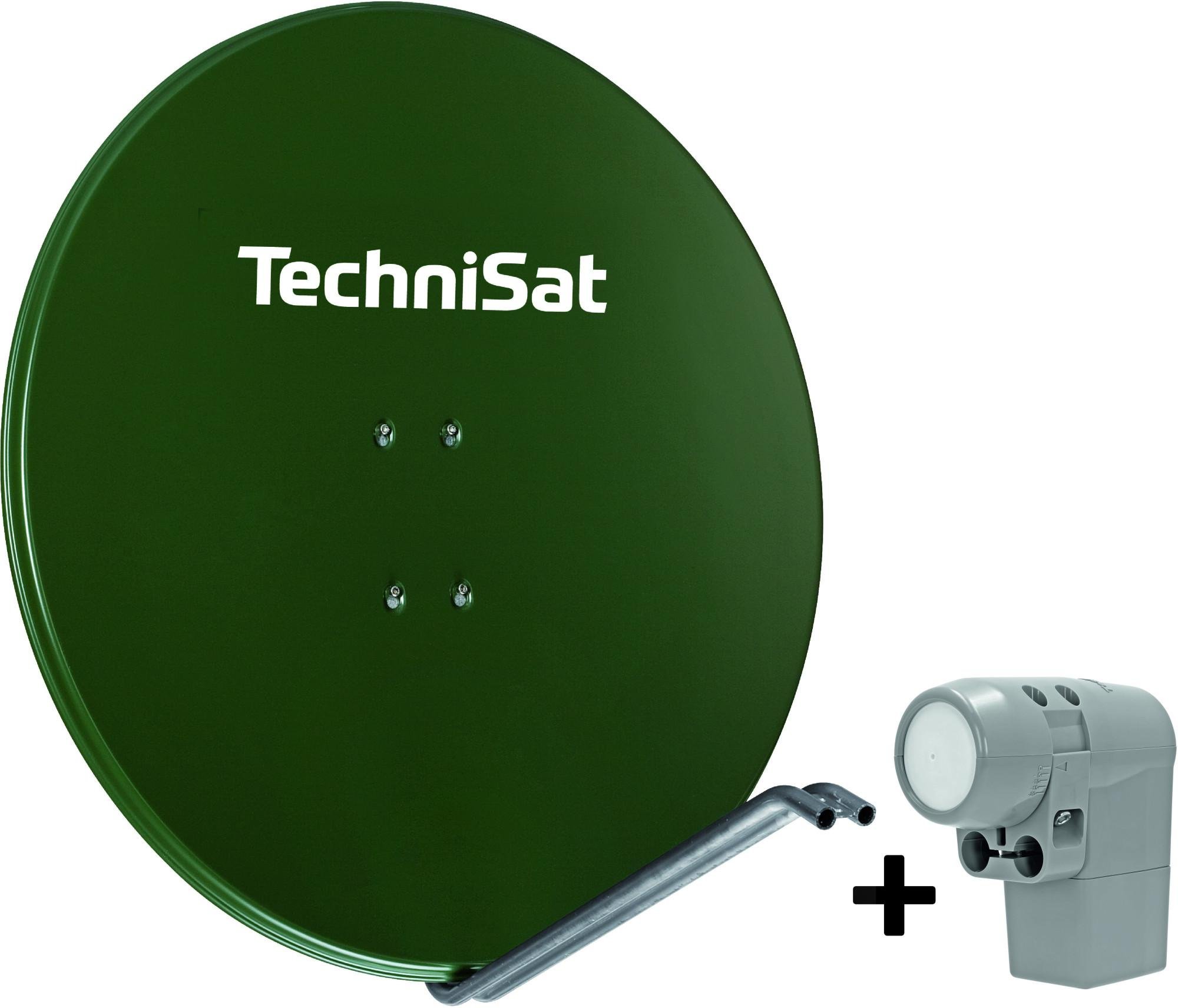 SATMAN 850, UNYSAT Quattro-Switch-LNB, tannengrün